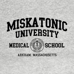 Miskatonic University Black Print T-Shirt